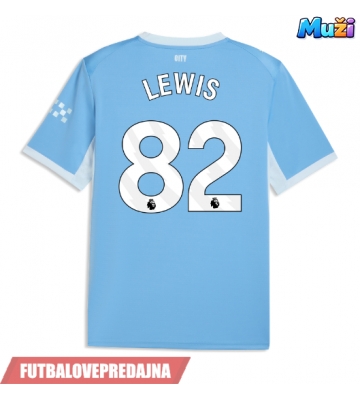 Lacne Muži Futbalové dres Manchester City Rico Lewis #82 2026-27 Krátky Rukáv - Domáci